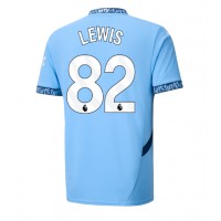 Manchester City Rico Lewis #82 Domáci futbalový dres 2024-25 Krátky Rukáv